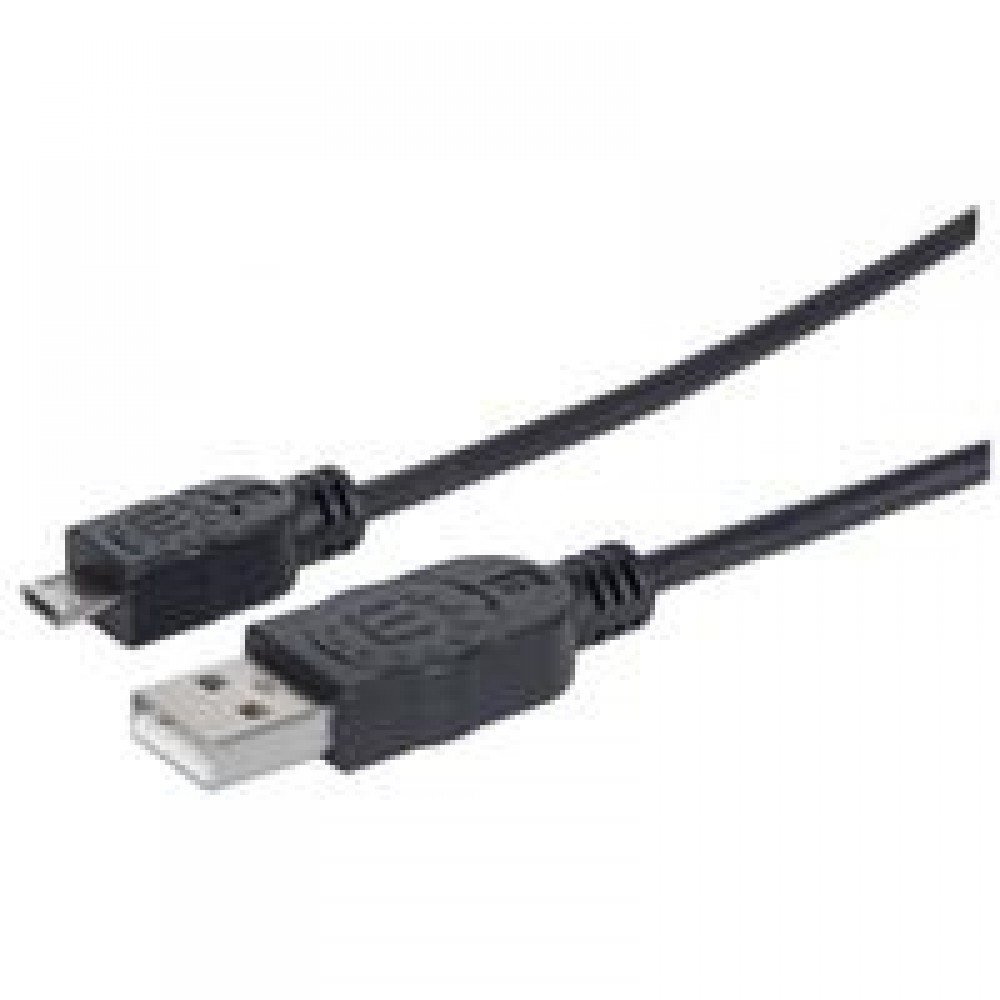 CABLE USB VERSIN 2.0 A-MICRO B 1.0 M NEGRO