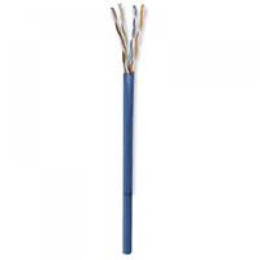 BOBINA CABLE UTP DE RED CAT5E INTELLINET CCA ROLLO 305 METROS SOLIDA COLOR AZUL