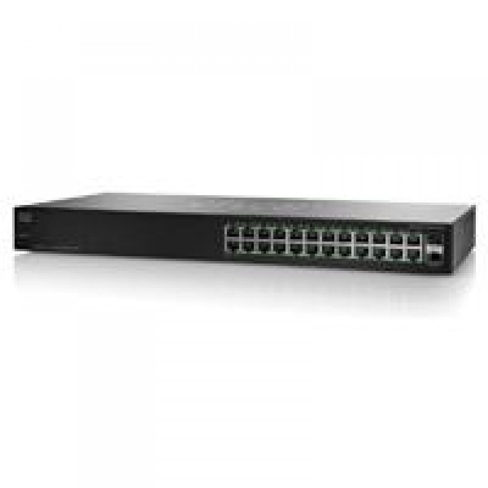 SWITCH CISCO SMB 24 PUERTOS 10/100 NO ADMINISTRABLE (PLUG  AND  PLAY) RACK 4.8 GBIT/S