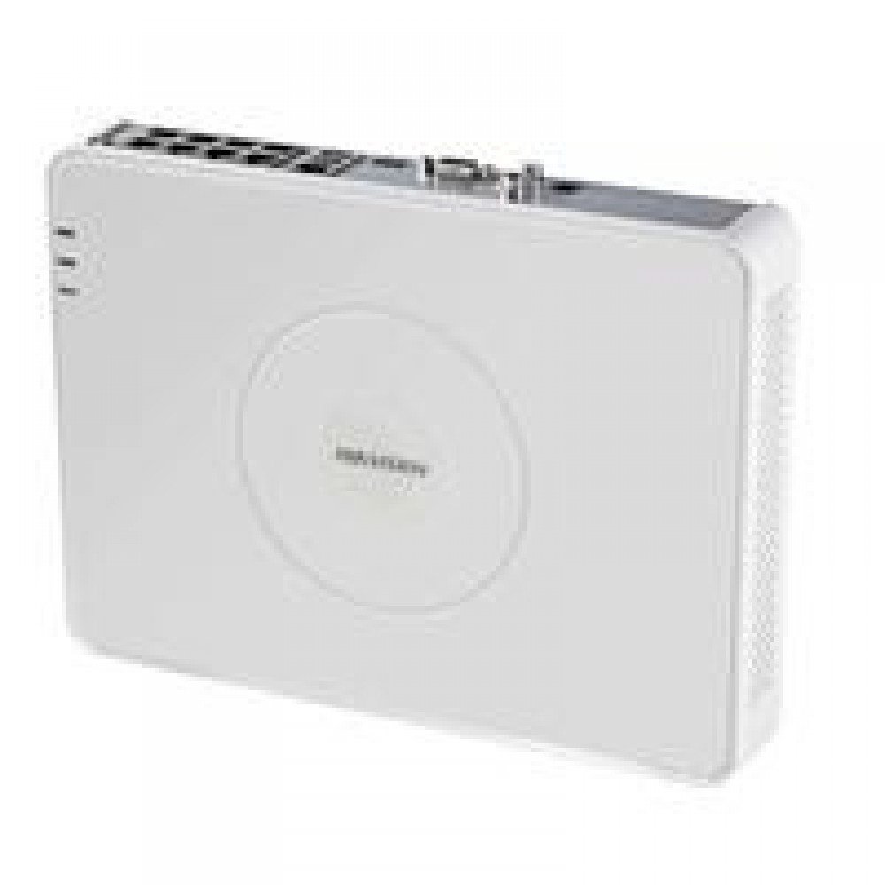 MINI NVR HIK VISION 2MP DE 4 CANALES CON SWITCH POE / HIK-CONNECT / P2P / ONVIF / SOPORTA 1 DISCO DURO HASTA 4TB NO INCLUIDO
