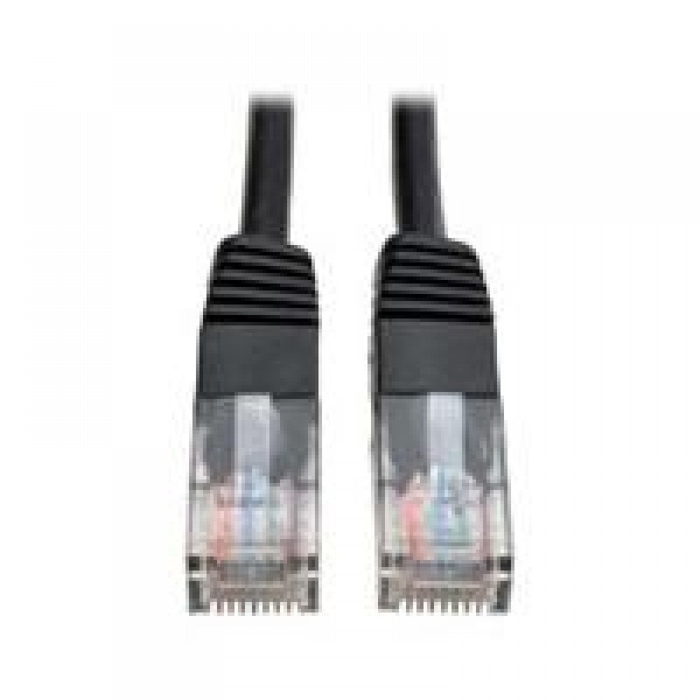 CABLE PATCH TRIPP-LITE N002-006-BK MOLDEADO CAT5E NEGRO DE 350MHZ RJ45 M/M DE 1.83 M 6 PIES