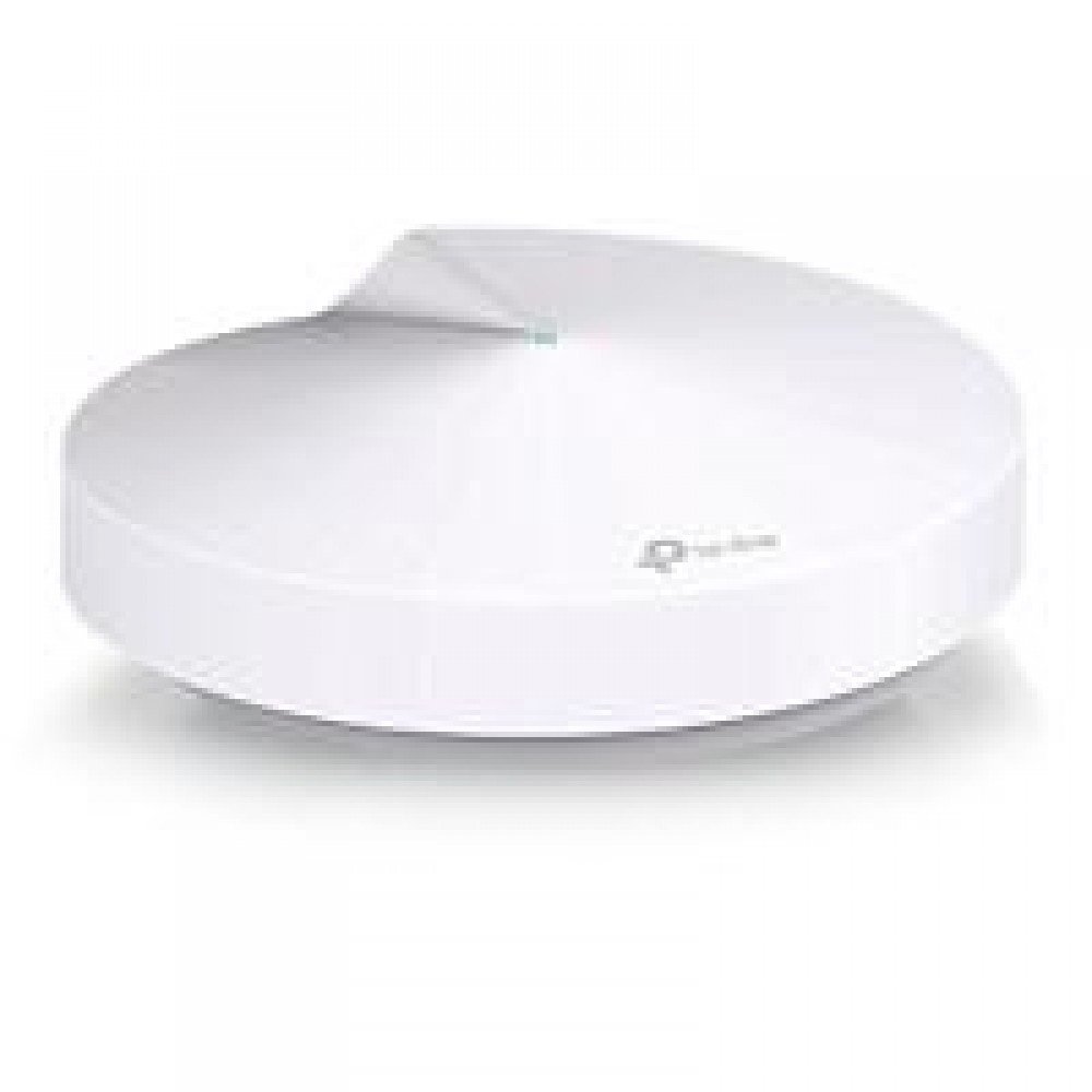 ROUTER TP-LINK DECO M5(1-PACK) 1 PIEZA AC1300 WHOLE-HOME SISTEMA EN MALLA WI-FI PARA EL HOGAR DUAL-BAND 802.11AC/A/B/G/N BLUETOOTH 4.2 MODO AP/REPETIDOR 2 RJ45 GIGABIT 1 USB TIPO C 4 ANT. INT MU-MIMO