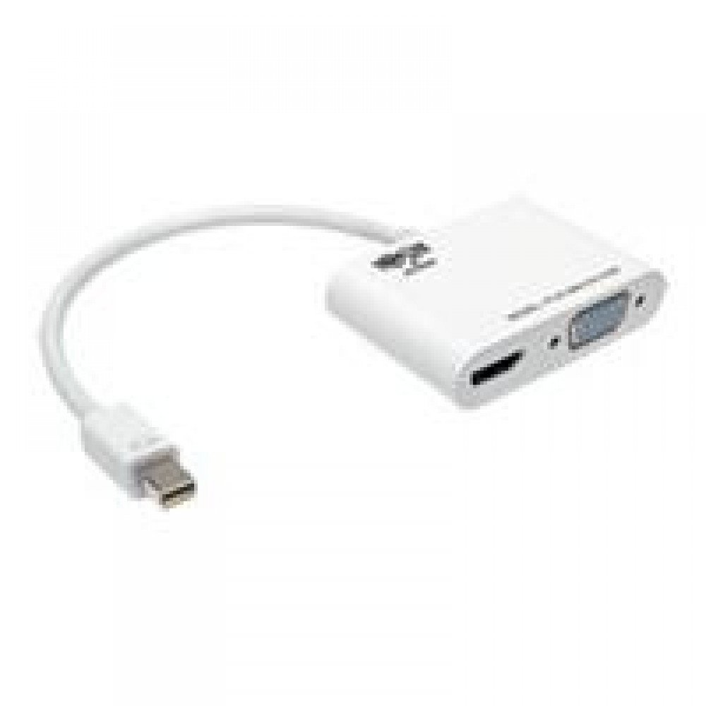 ADAPTADOR CONVERTIDOR TODO EN UNO KEYSPAN TRIPP-LITE P137-06N-HV-V2W MINI DISPLAYPORT 1.2 A VGA / HDMI COMPATIBLE CON THUNDERBOLT 1 Y 2 4K X 2K HDMI 24 HZ / 30 HZ