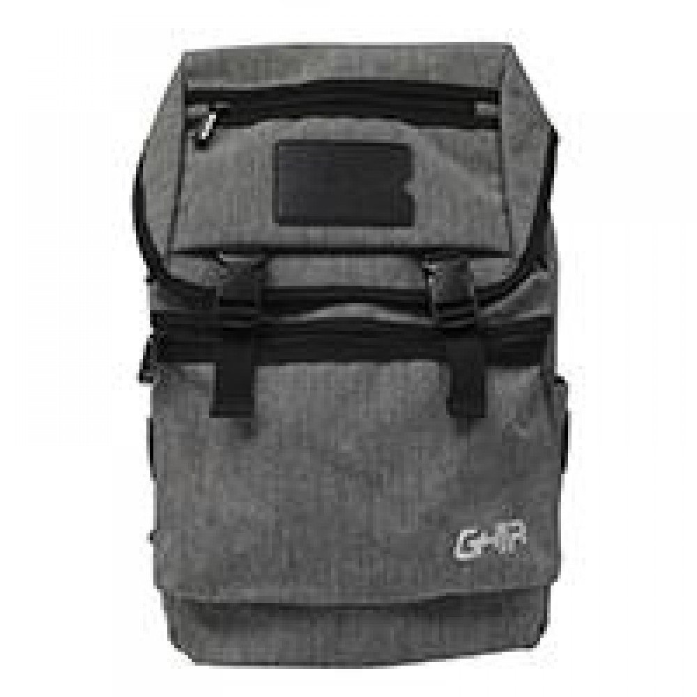 MOCHILA BACKPACK GHIA DISEÑO JUVENIL 15.6 GRIS/NEGRO