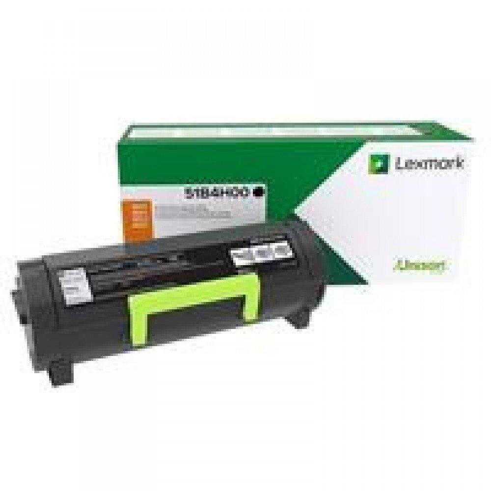 TONER LASER LEXMARK / COLOR NEGRO/ALTO RENDIMIENTO / 51B4H00 / HASTA 8,500 PAGINAS / 5% DE COBERTURA / P/MODELOS: MX417DE,MX517DE,MS417DN,MS517DN
